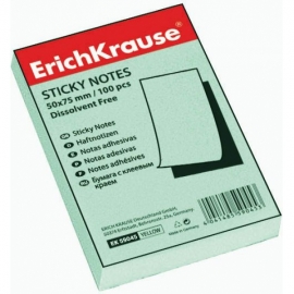 бумага с клеевым краем Erich Krause 50х75мм зеленая